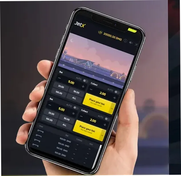 JetX Android app interface