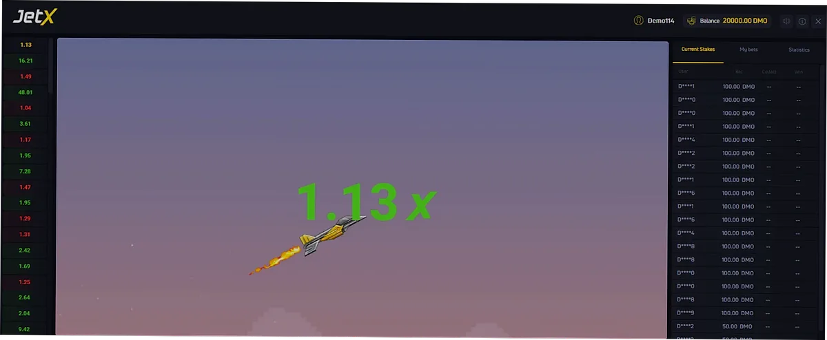 JetX round flow diagram